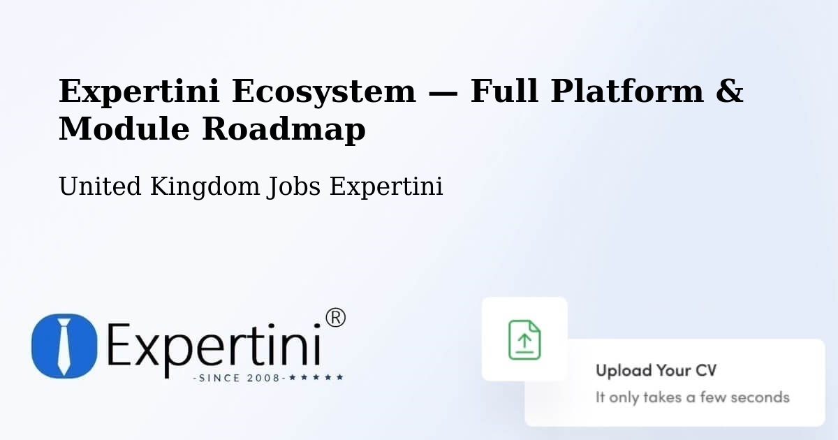Expertini Ecosystem — Full Platform & Module Roadmap – Malpas